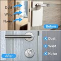 Uxcell Weather Stripping Door Seal 6 Meters X 10mm 6mm Self Adhesive Rubber Strip For 4-5mm Gap Window And Soundproofing Frame