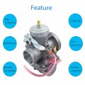 Carburetor Replacement For Vm34 34mm Round Slide Carb Vm34sc Vm34-168 42-6015