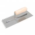 Marshalltown Qlt Notched Trowels Spot Welded 11 X 4 1 2 Wood Handle Material V-shaped Notch 13mm X-notch Size 0mm Z-notch 12mm 
