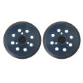 2 Pack 5 In Hook And Loop Orbital Sander Replacement Pads 8 Hole For Porter Cable 343 343k 343vsk 382 390 390k Makita Dewalt 
