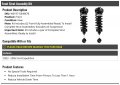 Front Strut And Coil Spring Assembly Kit Set Of 2 Compatible With 2003-2006 Ford Expedition