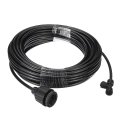 Cococina 12m Outdoor Cool Patio Misting System Fan Cooler Water Mist Gardenhouse Sprayer Black 