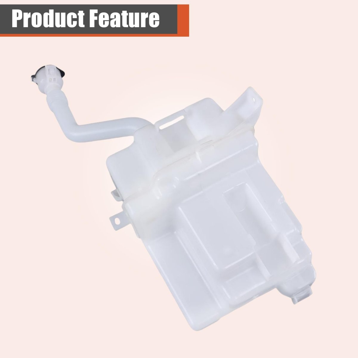 Windshield Washer Fluid Reservoir Tank With Tube For Toyota Highlander 2014 2015 2016 2017 White Replacement 85315-0e070