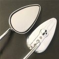 Hongk- Chromed Aluminum Teardrop Mirror Compatible With 2008a 2011 Softail Custom Fxstc B01c0st9ow