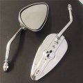 Hongk- Chromed Aluminum Teardrop Mirror Compatible With 2008a 2011 Softail Custom Fxstc B01c0st9ow