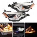 Wflnhb Headlights Replacement For 2014 2015 2016 Toyota Corolla Headlamps Driver Passenger Side