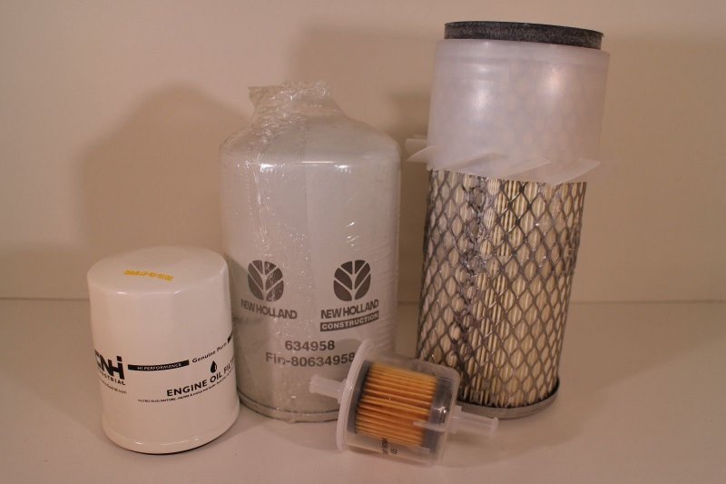 Ls125 Service Maintenance Filter Kit For New Holland Skid Steer Loaders Engine Oil Fuel Hydraulic And Air Filters 47427154