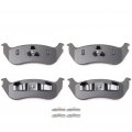 Aintier Automotive Replacement Brake Pads Rear Fit Ford Explorer 2002 For For 2003-2005 Mercury Mountaineer 2002-2005