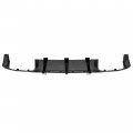 Hecasa Rear Diffuser Compatible With 2012-2014 Mercedes Benz W204 C63 Lip Bumper Glossy Black
