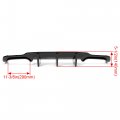 Hecasa Rear Diffuser Compatible With 2012-2014 Mercedes Benz W204 C63 Lip Bumper Glossy Black