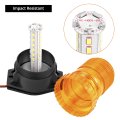 Amber Led Strobe Lights 4 Pack Warning Emergency Flashing Beacon