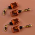 Cicitree 4pieces Motorcycle Turn Signal Lights Lamps Compatible For Honda Nighthawk 250 650 750 Shadow Vt750 Vt1100