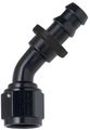 204512-bl 45 Degrees Push Lock Hose Fitting Black Anodized Aluminum Size 12 To 12 An Female 