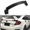 Aintier 1pc Abs Spoiler Wing Compatible For 2016-2021 Honda Civic Hatchback Matte Black Rear Trunk Tail