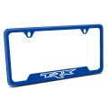 Ram 1500 Trx Blue Carbon Fiber Texture Abs Plastic 50 States License Plate Frame Official Licensed 