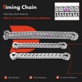 A-premium Set Of 12pcs Engine Timing Chain Kit W Sprocket Fits Dohc 6cyl 3 5l Compatible With Infiniti Fx35 03-08 G35 03-07 I35