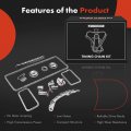A-premium Set Of 12pcs Engine Timing Chain Kit W Sprocket Fits Dohc 6cyl 3 5l Compatible With Infiniti Fx35 03-08 G35 03-07 I35