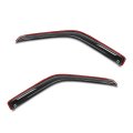 In-channel Rain Guards 2pcs For Nissan Pathfinder 1987-1990 Pickup 2-door Regular Cab 1987-1997 Smoke 