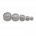 Iofit Din917 304 Stainless Steel Low Type Hexagon Cap Nuts M3-m20 Size M4 10pcs 