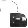 Driver And Passenger Side Door Mirrors Glass W Plate Fit For 1999-2017 Ford F250 F350 Super Duty E-150 250 E-350 450 Excursion 