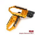 Motorcycle Footpeg Rear Passenger Touring-type With No-extension For Ducati Monster S4rs 2006-2008 Gold