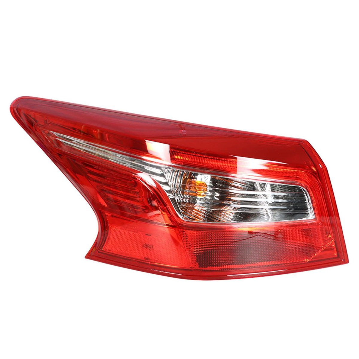 Rear Left Tail Light Assembly For 2016 2017 2018 Sentra Outer Driver Side Replacement Ni2804108 Halogen With Bulbs Red And