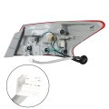 Rear Left Tail Light Assembly For 2016 2017 2018 Sentra Outer Driver Side Replacement Ni2804108 Halogen With Bulbs Red And