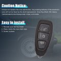 Uxcell 3 Buttons Key Fob Remote Control Case Shell Replacement For Ford Focus 2011-2014 Kuga 2008-2014 Fiesta 2008-2013 Mondeo
