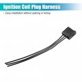 Uxcell 4pcs Ignition Coil Connector For Subaru Impreza 2002-2014 Legacy 2005-2009