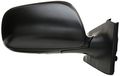 Passenger Side Mirror Outside Rear View For Toyota Yaris 2006 To 2010 Gloss Black Manual Folding Door Mount Part Number 