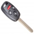Ocpty 1x Flip Key Entry Remote Control Fob Transponder Ignition For 06-13 Honda Civic N5f-s0084a 35111-sva-305 3248a-s0084a