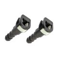 Fuel Line Connectors Quick Disconnect Fittings 5 16 In To 3 8 Plastic Rubber Steel 2 Pieces Replacement For Kp035 