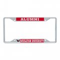 Wesleyan University Cardinals Metal License Plate Frame For Front Or Back Of Car Officially Licensed Alumni 