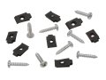 1970-1973 Corvette Exhaust Bezel Screws W J Nut 16 Pieces 