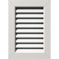 Ekena Millwork Vertical Gable Vent Functional Pvc W 1 X 4 Flat Trim Frame 19 29 H Rou Opening 14 W 24 H 