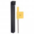 Uxcell Indexable Cnc Lathe Turning Tool Holder 95a Sclcl0808f06 5 16 Shank 40cr Steel Carbide For Grooving Threading