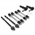A-premium Set Of 8 Front Inner Outer Tie Rod End Rear Sway Bar Link Compatible With Ford Explorer 2006-2010 Sport Trac 