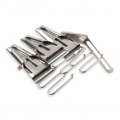 Fsfy 5 16 7 9mm Multi-tape Sewing Machine Fold Binder Steel Triple Stripe Attachment For Industrial Multiple Needle Machines