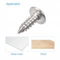 Uxcell Phillips Head Self Tapping Screws 6 X 3 8 304 Stainless Steel Wood Sheet Metal Screw 50pcs