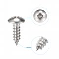 Uxcell Phillips Head Self Tapping Screws 6 X 3 8 304 Stainless Steel Wood Sheet Metal Screw 50pcs