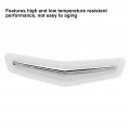 For Seat Back Emblem Abs Car Interior Badge Trim Wave Crest Shape Decoration Replacement Cadillac