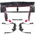 Front Bumper Fascia Support Black Compatible With 2008-2014 Dodge Challenger Replacement For 68043965ac Ch1041109 68043965ab