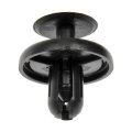 Multi Purpose Push Type Retainer Fastener For Toyota Sequoia 2008 2017 Nylon Black 20 2mm Head Diameter 10mm Length 90467 07201