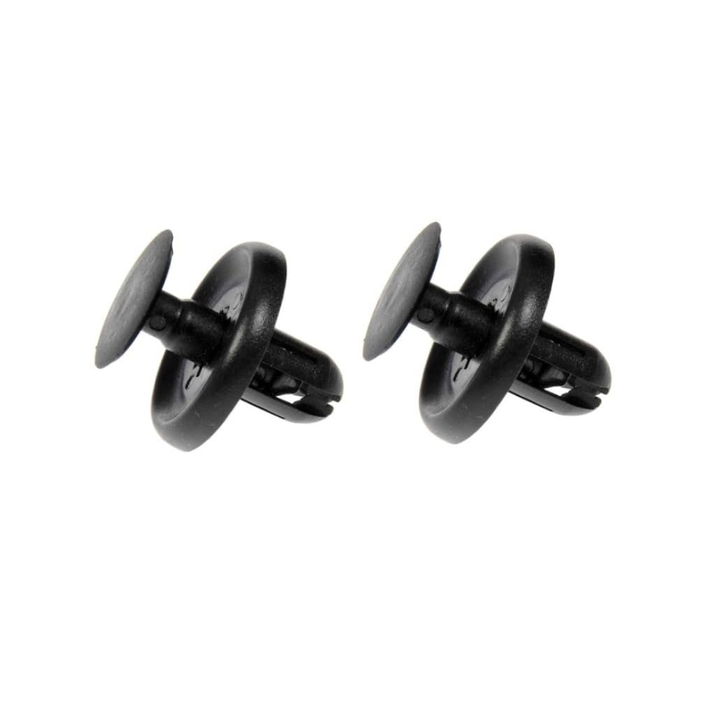 Multi Purpose Push Type Retainer Fastener For Toyota Sequoia 2008 2017 Nylon Black 20 2mm Head Diameter 10mm Length 90467 07201
