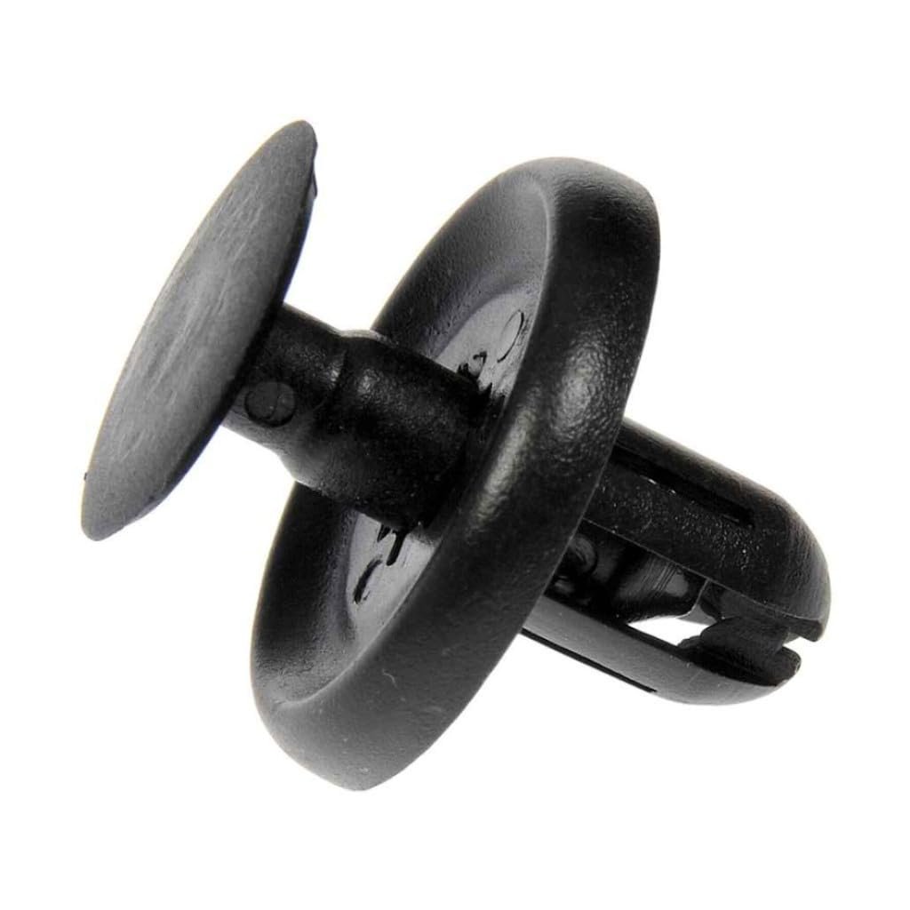 Multi Purpose Push Type Retainer Fastener For Toyota Sequoia 2008 2017 Nylon Black 20 2mm Head Diameter 10mm Length 90467 07201