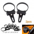 Mount Bracket Aluminum Tube Bull Roll Bar Clamps Holder Led Car Truck Off Road Work Light 1inch