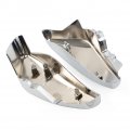 Lirun Pair Panel Battery Cover Motorcycle Fairing Chrome Side Protection For Suzuki Boulevard M109r Intruder M1800r Vzr1800