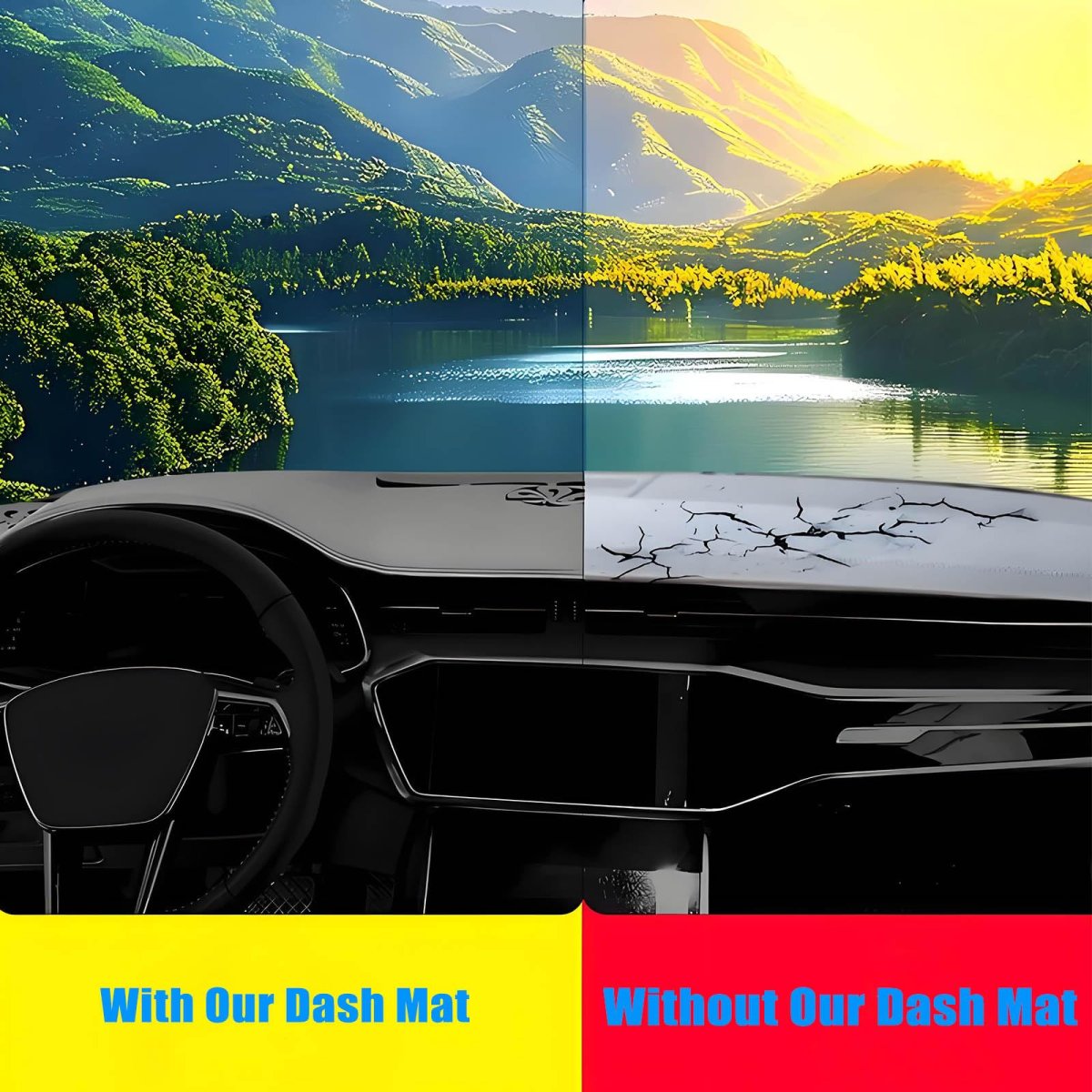 Dashboard Cover For Bmw 6 Series 2004 2010 Black Microfiber Leather Anti Glare Sun Shade Custom Fit Airbag Safe Front Dash Mat