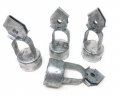 Chain Link Fence Barb Bases Pressed Steel 2-3 8 X 1-5 Inch 