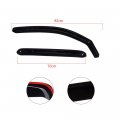Ocpty 4pcs Tape On Window Visor Fit For 2005-2015 Toyota Tacoma Double Cab Deflector Rain Shade Visors